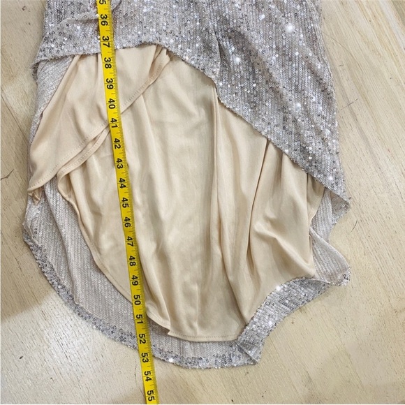 leena for Mac Duggal sequin knotted midi dress - Picture 6 of 8